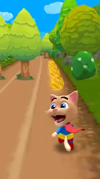 Cat Hero Run - Cat Runner Game Screen Shot 0