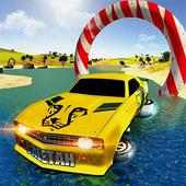 Floating Car Racing Water Surfing Games