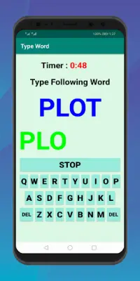 Catch Word - Typing Game Screen Shot 1