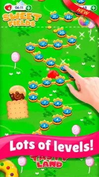 Sweet Sugar Match 3 - Free Candy Smash Game Screen Shot 6