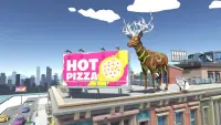 Deer Simulator Animal City  - Christmas Reindeer Screen Shot 2