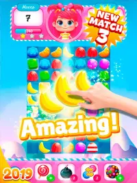 Big Sweet Bomb - Candy match 3 game Screen Shot 8