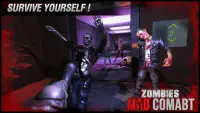 zombies mad combat: jeu de survie Screen Shot 6