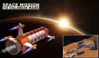 محاكاة مدينة الفضاء البناء لعبة الكوكب المريخ 3D Screen Shot 7