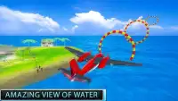 जलविमान पानी उड़ान 3 डी Screen Shot 1