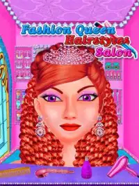 Fashion queen hairstyle salon Screen Shot 0