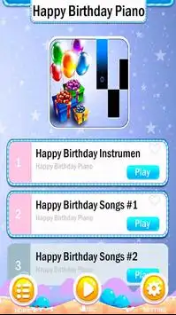 Happy Birthday Piano Tiles Screen Shot 0