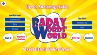 Raday Words World : İngilizce Öğrenme Oyunu Screen Shot 2