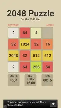 2048 Screen Shot 1