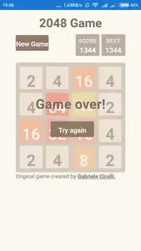 The 2048 Screen Shot 3