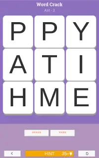 9 Letters-A Word Puzzle Game Screen Shot 2