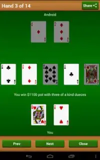 Poker Heads Up: Fixed Limit Screen Shot 8