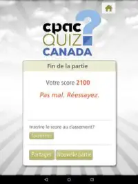 CPAC Quiz Canada Screen Shot 8