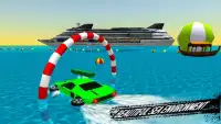 Water Car Stunt Racing Screen Shot 3