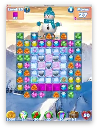 Snowman Swap - match 3 games and Christmas Games Screen Shot 7