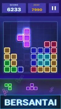 Glow Puzzle Blok - permainan p Screen Shot 0