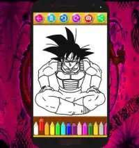 How To Color Dragon Ball Z (Dragon Ball Z games) Screen Shot 0