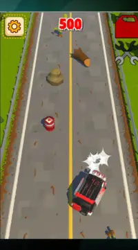 Crush the Zombies on the Highway Screen Shot 4