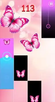 Cute Butterfly Piano Tiles Screen Shot 2