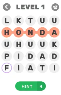 Find Words @ Popular Car Brand Screen Shot 0