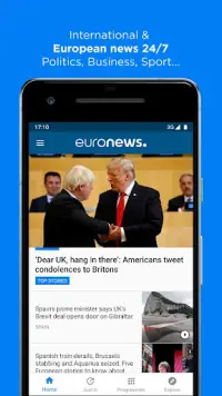 Euronews: Daily breaking world news & Live TV Screen Shot 0