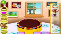 jogos de bolo de decoração para meninas Screen Shot 2