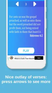 Bible Memory Verses Game - KJV - Free and offline. Screen Shot 2