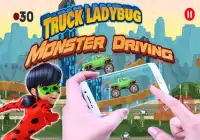 truck ladybug monster driving Screen Shot 4