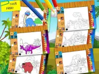 Динозавр книжка-раскраска раскраски для детей Screen Shot 9