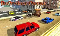 Horse carriage city parking- animal transportation Screen Shot 0