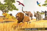 Savanna Animal Racing 3D: Wild Animal Games Screen Shot 4