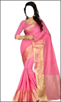 Women Cotton Saree Suit Screen Shot 0