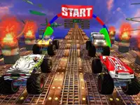 Impossible Stunts Monster Truck Game Screen Shot 5
