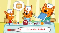 Üç Yavru Kedi: Doktor Oyunları! Küçük Oyunlar Oyna Screen Shot 3