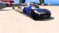 Superhéroes Lightning Car Stunts Screen Shot 4