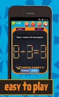 Super Perry's : Matches Puzzle Screen Shot 0