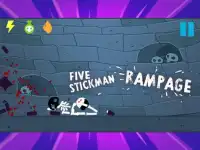 Five Stickman Rampage Screen Shot 0