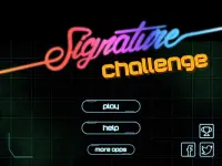 Signature Challenge Screen Shot 6