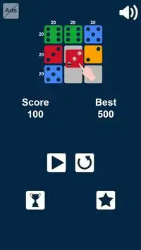 Dominoes Make 20: Math Game Screen Shot 3
