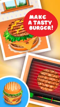 Burger Deluxe - Cooking Games Screen Shot 1