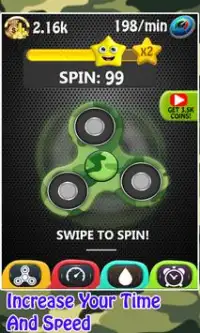 Military Fidget Spinner Screen Shot 1