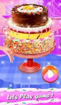 Cake Maker! Jogo de cozinhar bolo real! Screen Shot 8