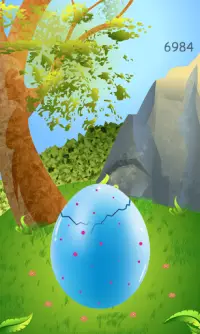 Голубое яйцо 🐣 Кто внутри? Попробуй разбить яйцо! Screen Shot 4