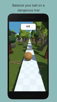 Line Roller 3D - Endless Runner Game! Screen Shot 1