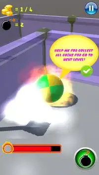 Maze 3D - Fire Ball Screen Shot 10