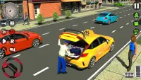 Taxi Car Driving: Taxi Games Screen Shot 2