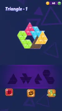 Block Triangle: Hexa Puzzle Screen Shot 2