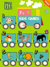 7 juegos educativos para niños Screen Shot 0