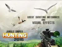 Jungle Sniper Hunting 3D 2016 Screen Shot 2
