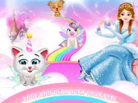 Baby Unicorn Princess Dress up Salon-Pet Care Game Screen Shot 2